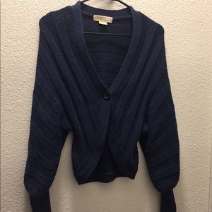 Michael Kors Cable Knit Cardigan Size M